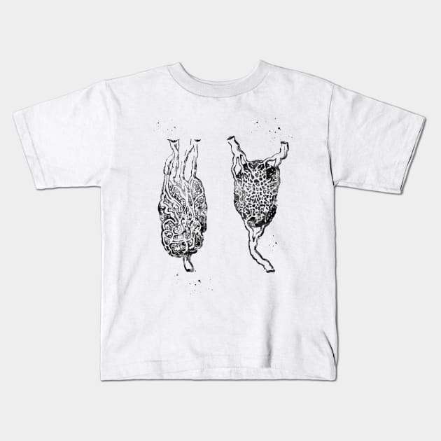 Lymph node Kids T-Shirt by erzebeth